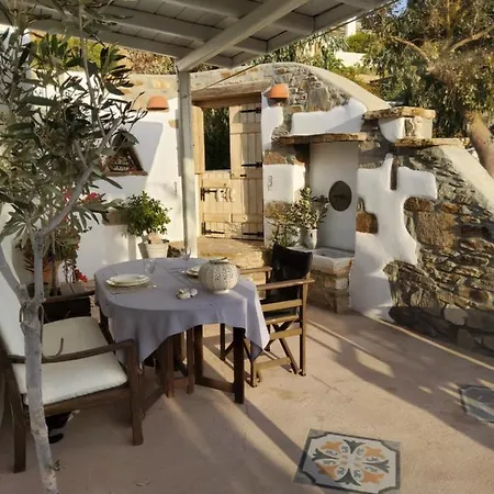 Romantic Sunset Cycladic House In Sotires Moni Christou Dasous Exterior photo