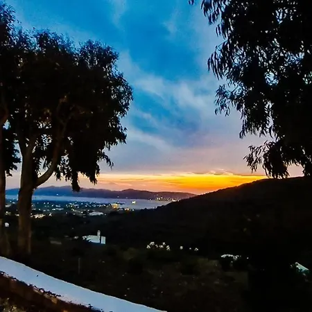 Romantic Sunset Cycladic House In Sotires Moni Christou Dasous Exterior photo