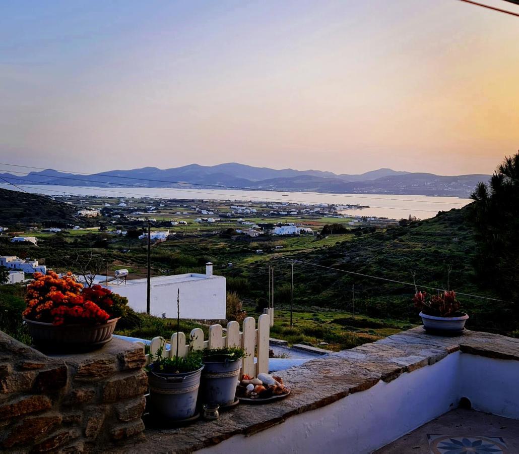 Romantic Sunset Cycladic House In Sotires * Moni Christou Dasous